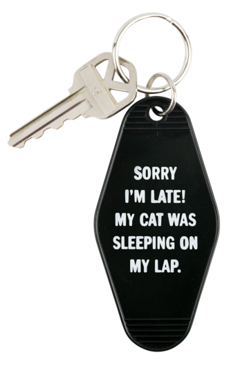 Image for SORRY I'M LATE KEYCHAIN
