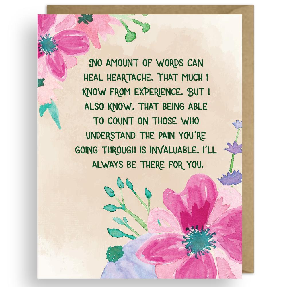 Image for HEARTACHE SYMPATHY CARD