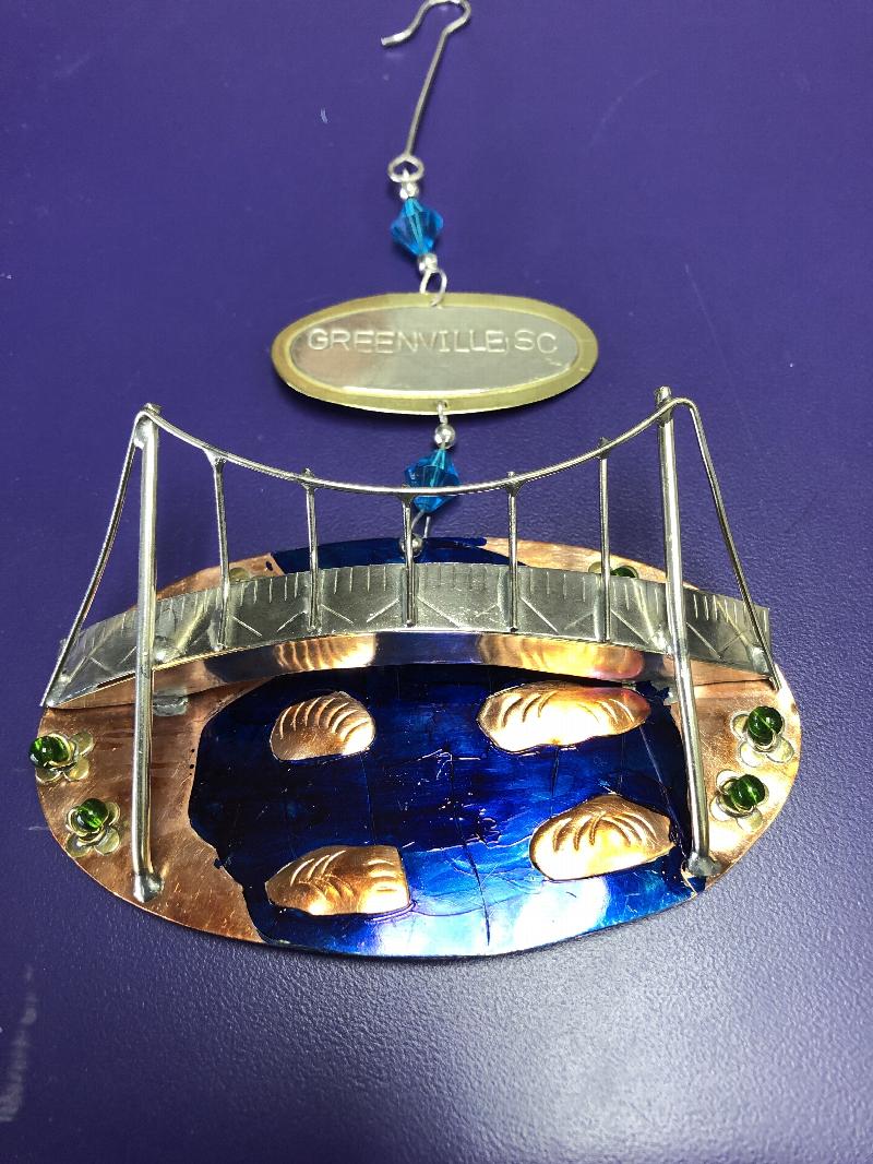 Image for GREENVILLE LIBERTY BRIDGE ORNAMENT
