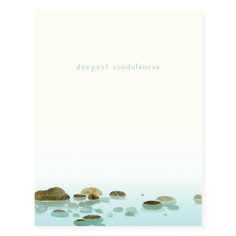 Image for RIVER STONES SYMPATHY CARD
