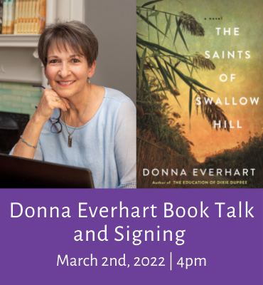 Donna Everhart Book Talk and Signing